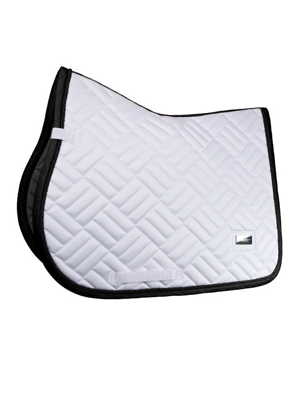 Equestrian Stockholm Modern Jump Saddle Pad White Black Edition 1 Equestrian Stockholm Modern Jump Saddle Pad White Black Edition