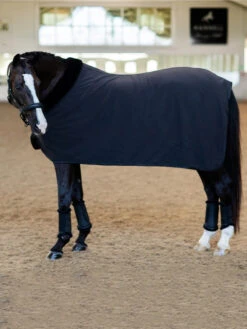 Equestrian Stockholm Fleece Rug Black Edition