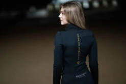 Equestrian Stockholm Vision Base Layer Black Gold -Equestrian Supplies black gold riding top ridtopp oben reiten top rijden on1