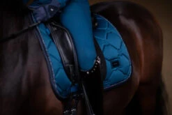 Equestrian Stockholm Dressage Saddle Pad Blue Meadow -Equestrian Supplies blue m1 2