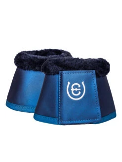 Equestrian Stockholm Fleece Bell Boots Blue Meadow