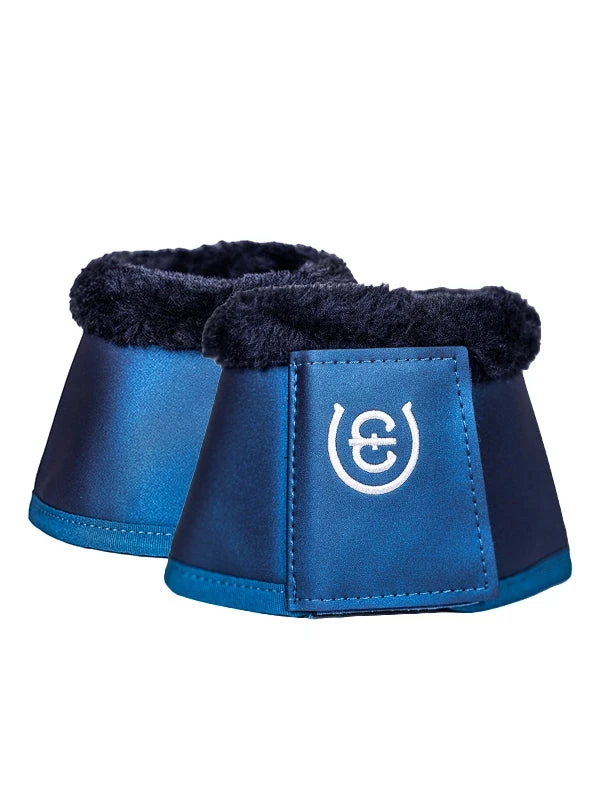 Equestrian Stockholm Fleece Bell Boots Blue Meadow 1 Equestrian Stockholm Fleece Bell Boots Blue Meadow