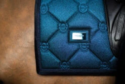 Equestrian Stockholm Dressage Saddle Pad Blue Meadow Glimmer -Equestrian Supplies blue meadow dressage saddle pad dressyrschabrak dressurschabracke dressuur zadeldekje on1 1