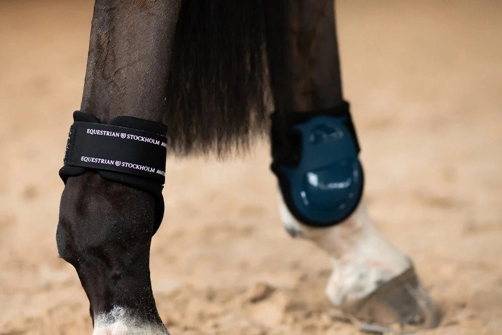 Equestrian Stockholm Anatomic Fetlock Boots Blue Meadow 1 Equestrian Stockholm Anatomic Fetlock Boots Blue Meadow