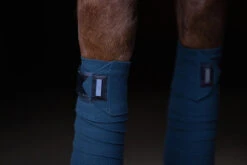 Equestrian Stockholm Bandages Blue Meadow -Equestrian Supplies blue meadow fleece bandages benlindor bandagen bandages on1