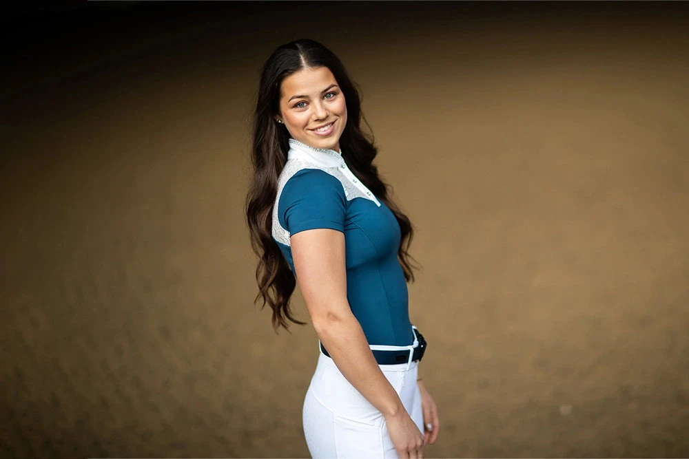 Equestrian Stockholm Crystal Champion Top Blue Meadow 5 Equestrian Stockholm Crystal Champion Top Blue Meadow - Image 5