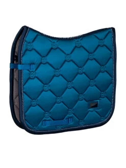 Equestrian Stockholm Dressage Saddle Pad Blue Meadow -Equestrian Supplies blue meadow cob