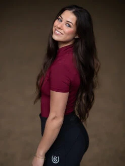 Equestrian Stockholm Ultra Thin Lightness Base Layer Bordeaux 8 Equestrian Stockholm Ultra Thin Lightness Base Layer Bordeaux -Equestrian Supplies bordeaux riding top ridtopp oben reiten top rijden on1