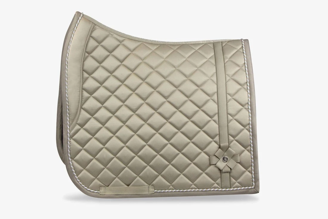 PS Of Sweden Diamond Bow Dressage Saddle Pad Sand 1 PS Of Sweden Diamond Bow Dressage Saddle Pad Sand