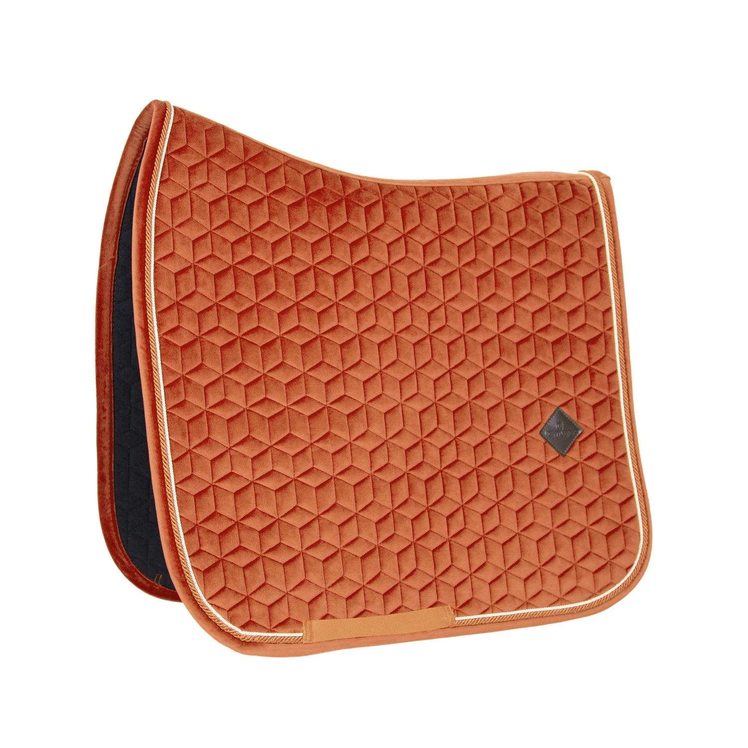 Kentucky Velvet Dressage Saddle Pad Orange 1 Kentucky Velvet Dressage Saddle Pad Orange