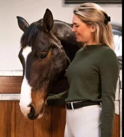 Fager Charlie Cashmere & Merino Wool Sweater Olive