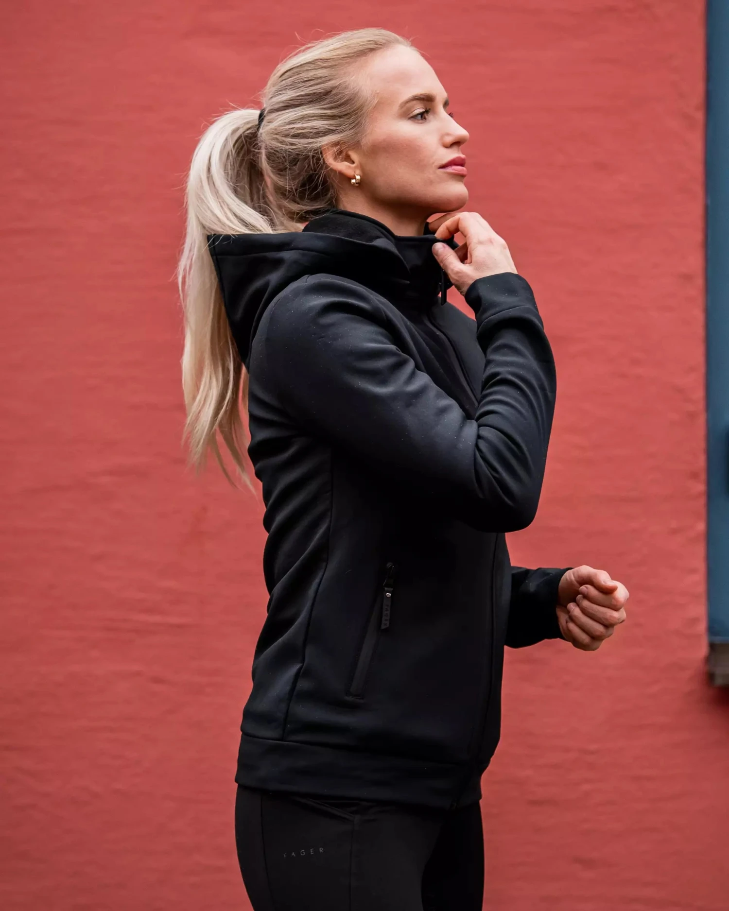 Fager Clara Softshell Jacket Navy 2 Fager Clara Softshell Jacket Navy - Image 2