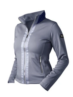 Equestrian Stockholm Fleece Jacket Crystal Grey