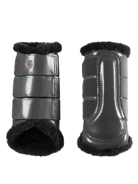 Equestrian Stockholm Fleece Brushing Boots Dark Sky 1 Equestrian Stockholm Fleece Brushing Boots Dark Sky