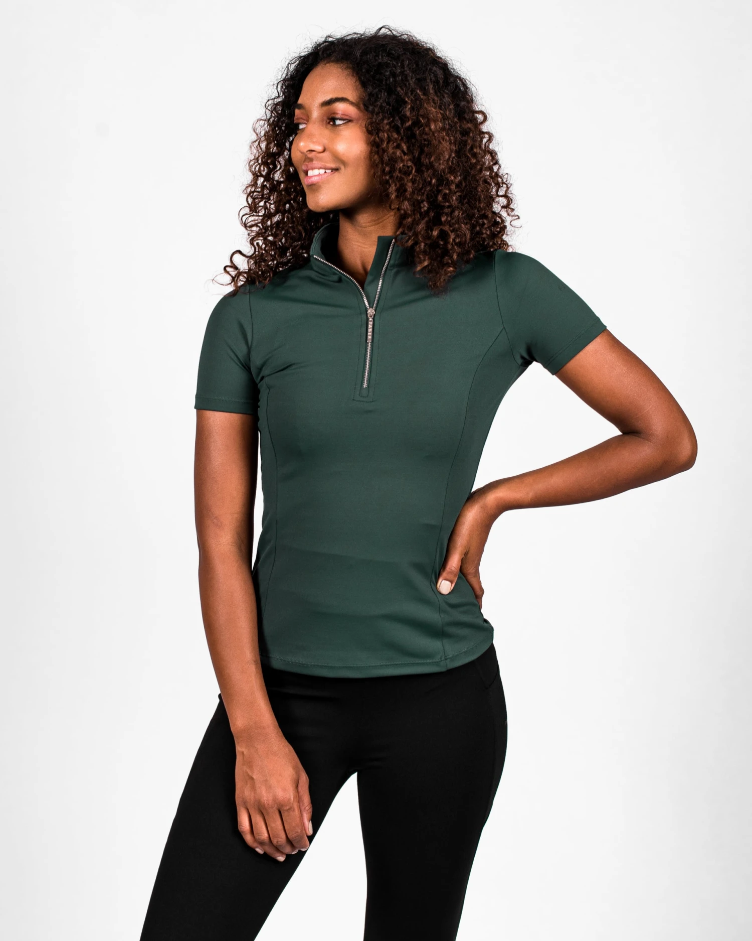 Fager Emma Short Sleeve Base Layer Green 1 Fager Emma Short Sleeve Base Layer Green