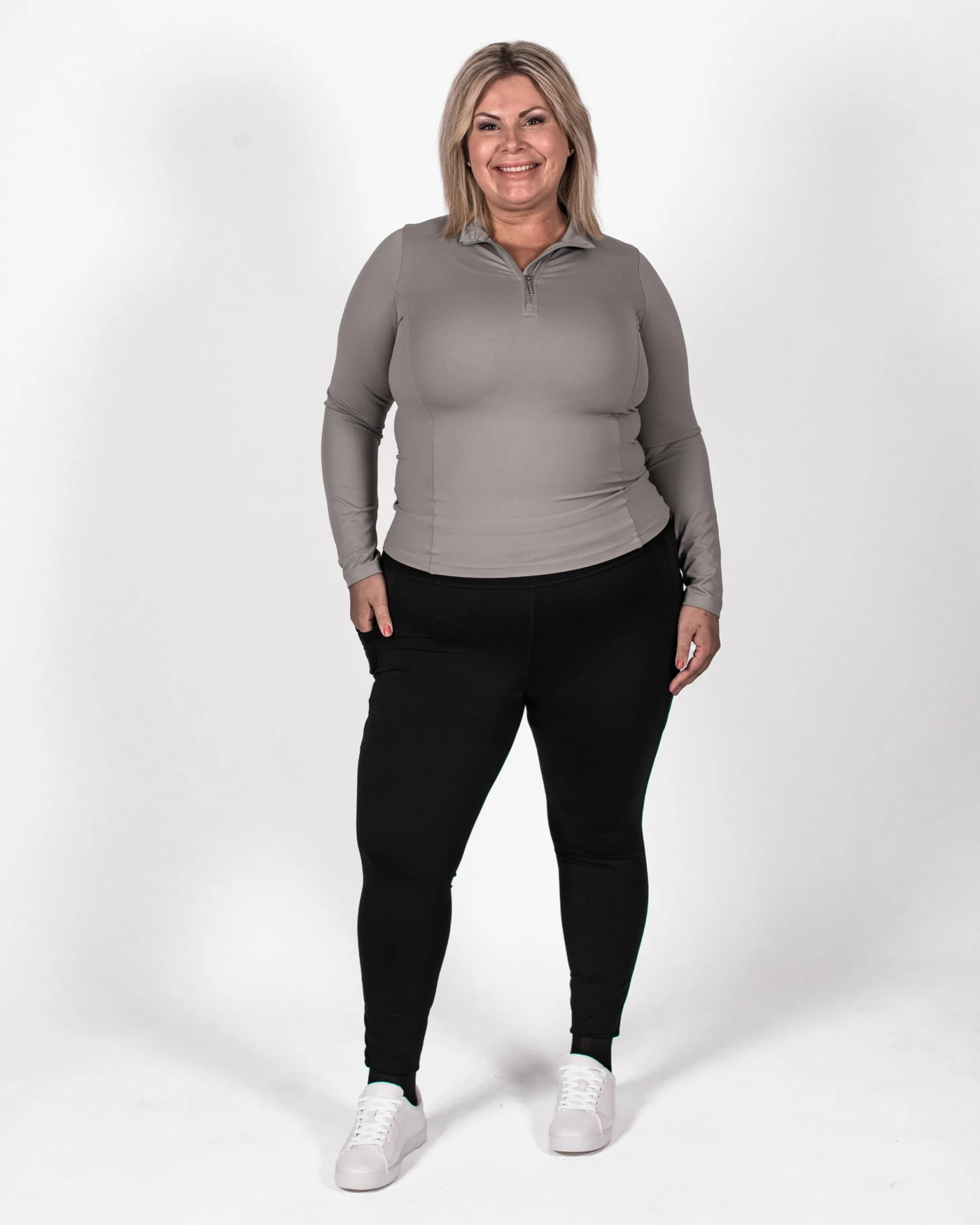 Fager Emma Long Sleeve Base Layer Grey 2 Fager Emma Long Sleeve Base Layer Grey - Image 2