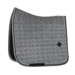 Kentucky Pied-de-Poule Dressage Saddle Pad Black