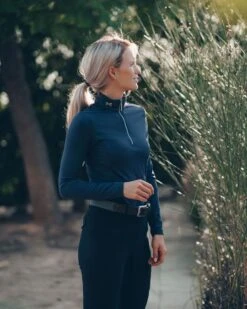 Fager Emma Long Sleeve Base Layer Navy