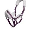 Equestrian Stockholm Fleece Headcollar & Lead Orchid Bloom
