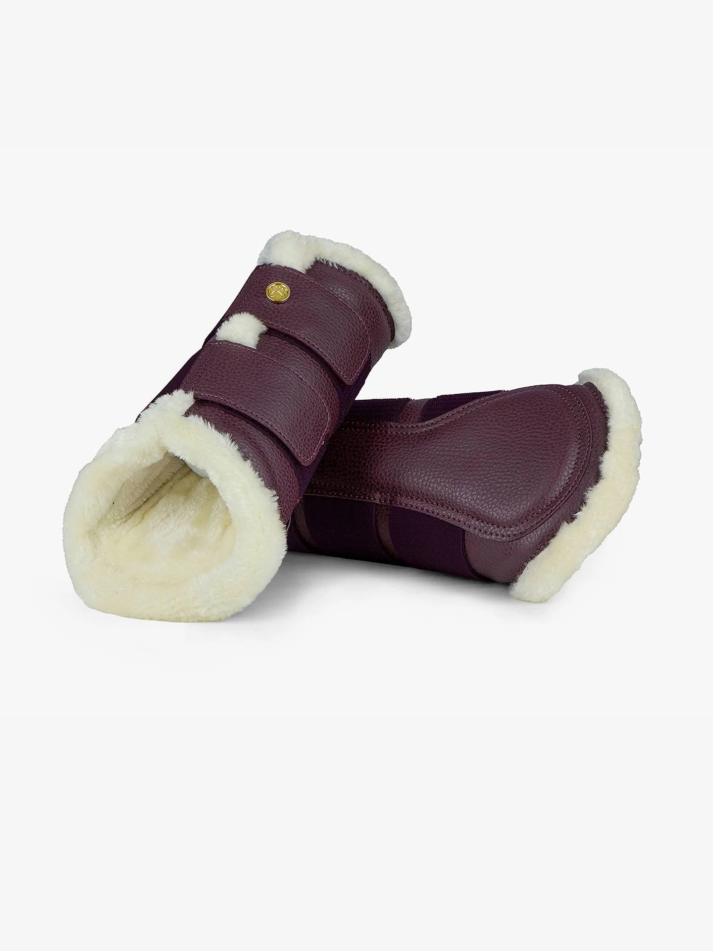 PS Of Sweden Fleece Brushing Boots Wine (set Of 4) 1 PS Of Sweden Fleece Brushing Boots Wine (set Of 4)