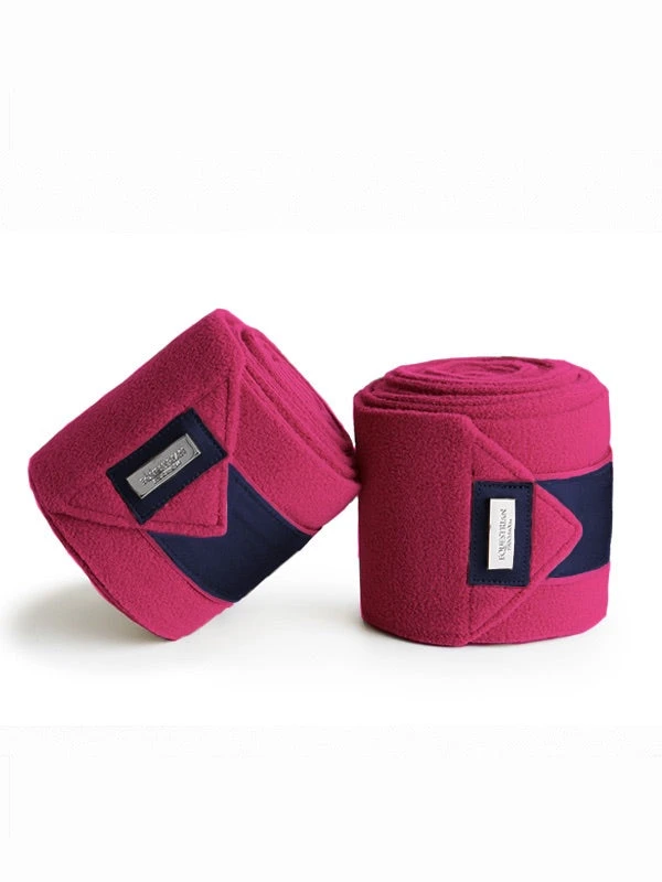Equestrian Stockholm Bandages Faded Fuchsia 1 Equestrian Stockholm Bandages Faded Fuchsia