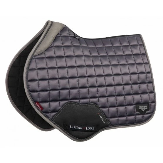 LeMieux Loire Padded Jumping Saddle Pad Grey 1 LeMieux Loire Padded Jumping Saddle Pad Grey