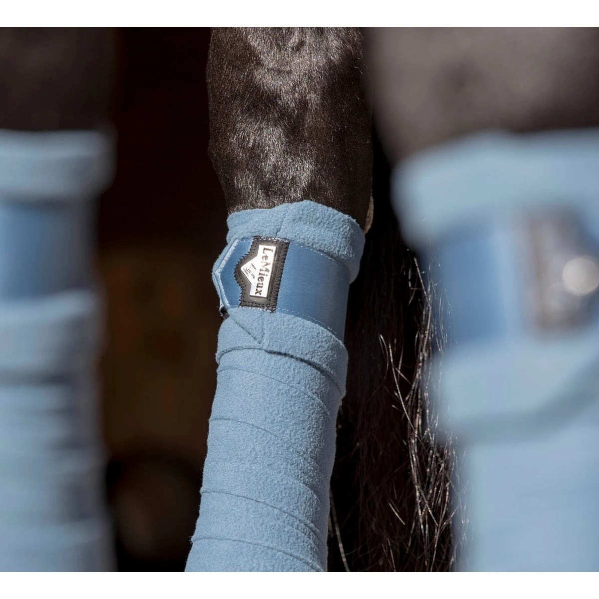 LeMieux Loire Bandages Ice Blue 2 LeMieux Loire Bandages Ice Blue - Image 2