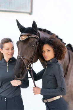 Equestrian Stockholm Ear Bonnet Golden Brass 5 Equestrian Stockholm Ear Bonnet Golden Brass -Equestrian Supplies image f7372c51 1c82 4ee5 ba1d cf3e98ca30d5