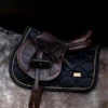 Equestrian Stockholm Jump Saddle Pad Black Gold