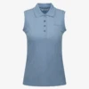 LeMieux Sleeveless Polo Shirt Denim