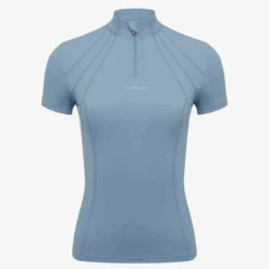 LeMieux Mia Mesh Short Sleeve Base Layer Denim