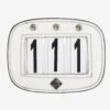 LeMieux Crystal Saddle Pad Number Holder White