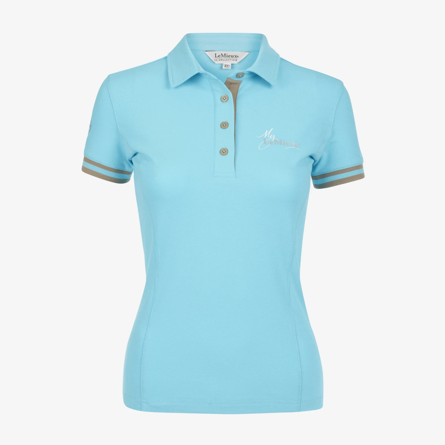 LeMieux Polo Shirt Azure 2 LeMieux Polo Shirt Azure - Image 2
