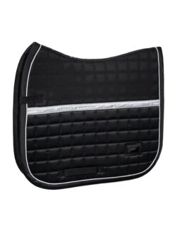 Equestrian Stockholm Dressage Saddle Pad Luminous Black 9 Equestrian Stockholm Dressage Saddle Pad Luminous Black -Equestrian Supplies luminois black cob dressage saddle pad dressyrschabrak dressurschabracke dressuur zadeldekje jpg