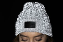 Equestrian Stockholm Reflective Beanie Luminous Black -Equestrian Supplies luminous black beanie mossa mutze muts on2