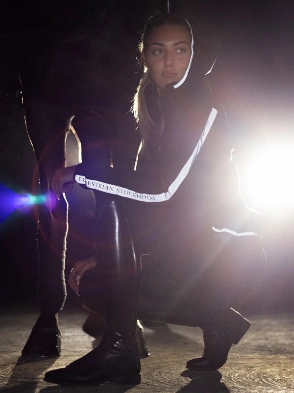 Equestrian Stockholm Reflective Jacket Luminous Black 4 Equestrian Stockholm Reflective Jacket Luminous Black - Image 4