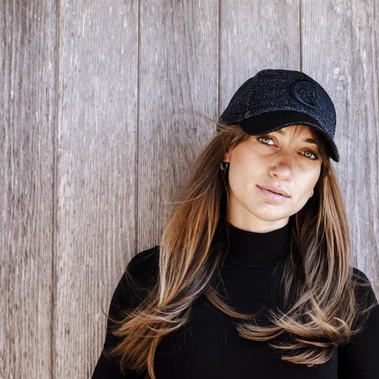 Kentucky Horsewear Glitter Cap Black 2 Kentucky Horsewear Glitter Cap Black - Image 2