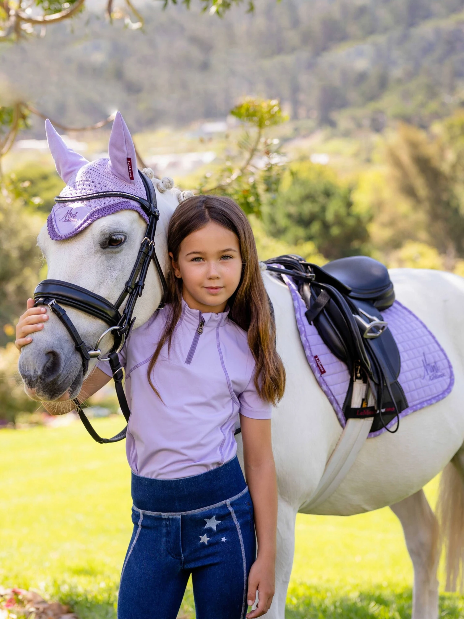 LeMieux Mini Jump Saddle Pad Wisteria 3 LeMieux Mini Jump Saddle Pad Wisteria - Image 3