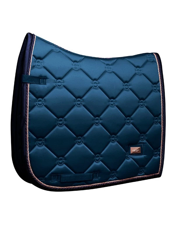 Equestrian Stockholm Dressage Saddle Pad Monaco Blue 1 Equestrian Stockholm Dressage Saddle Pad Monaco Blue