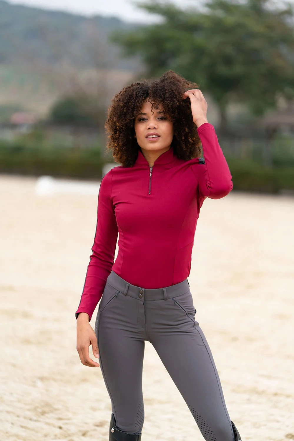 Equestrian Stockholm Power Base Layer Wild Rose 1 Equestrian Stockholm Power Base Layer Wild Rose
