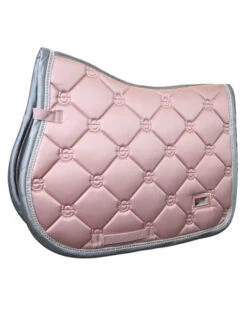 Equestrian Stockholm Jump Saddle Pad Pink Crystal