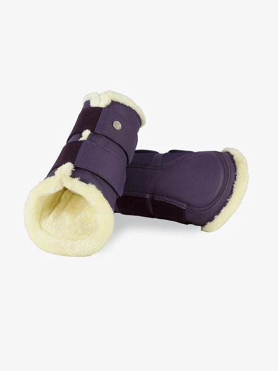 PS Of Sweden Fleece Brushing Boots Plum | Set Of 4 1 PS Of Sweden Fleece Brushing Boots Plum | Set Of 4