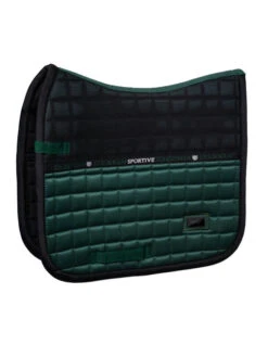 Equestrian Stockholm Dressage Saddle Pad Sportive Sycamore Green 6 Equestrian Stockholm Dressage Saddle Pad Sportive Sycamore Green -Equestrian Supplies sportive sycamore green dressage cob saddle paddressyrschabrak dressurschabracke dressuur zadeldekje
