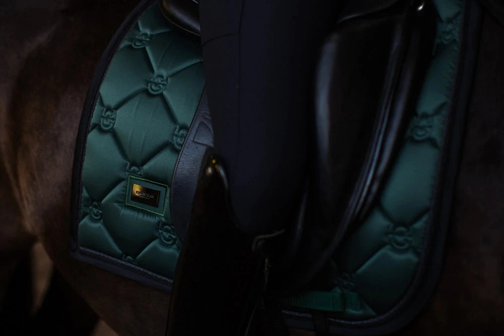 Equestrian Stockholm Dressage Saddle Pad Sycamore Green 1 Equestrian Stockholm Dressage Saddle Pad Sycamore Green