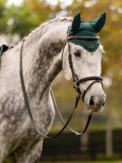 LeMieux Classic Ear Bonnet Spruce 5 LeMieux Classic Ear Bonnet Spruce -Equestrian Supplies tracyrobertson aw23 188 copy