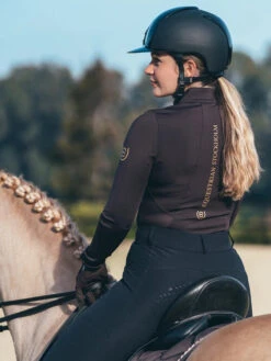 Equestrian Stockholm Vision Base Layer Golden Brown -Equestrian Supplies vision top hover